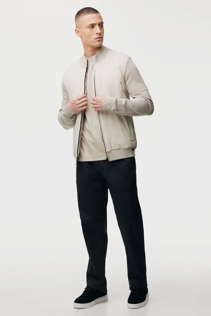 Genti jacket full zip - beige