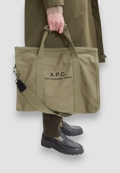 A.P.C. gym bag kaki