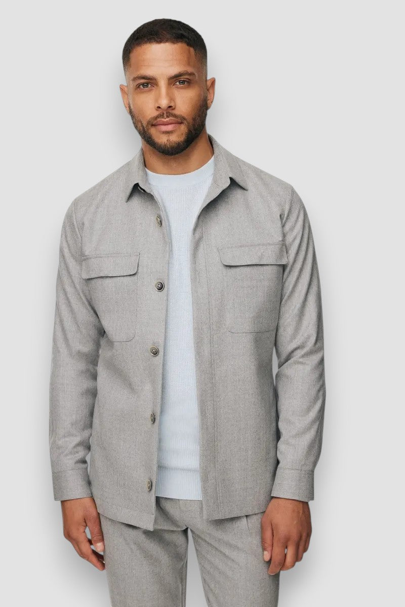 Gentiluomo overshirt grijs