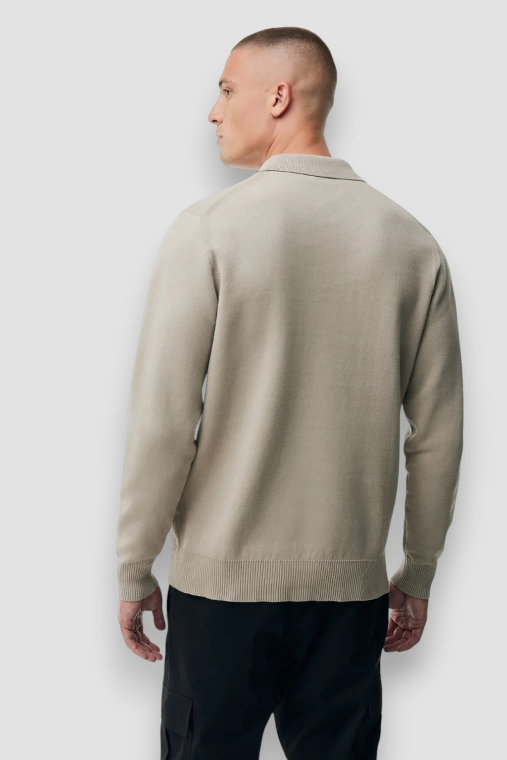 Genti button polo beige