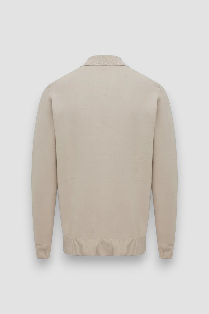 Genti button polo beige