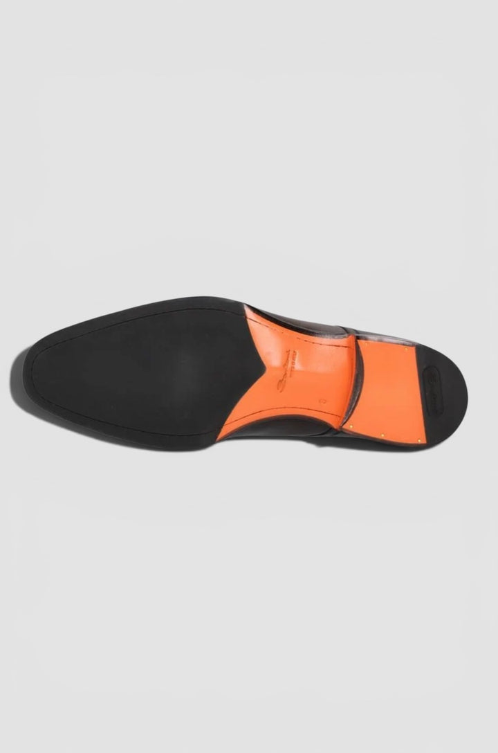 Santoni Gespschoen Donkerbruin