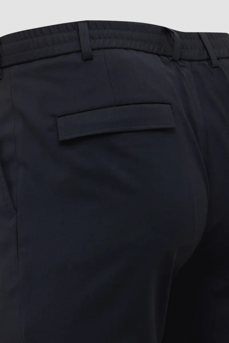 Merino broek Gentiluomo - donkerblauw