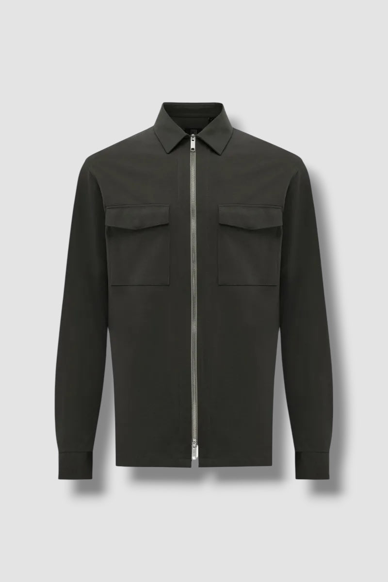 Genti overshirt - donkergroen