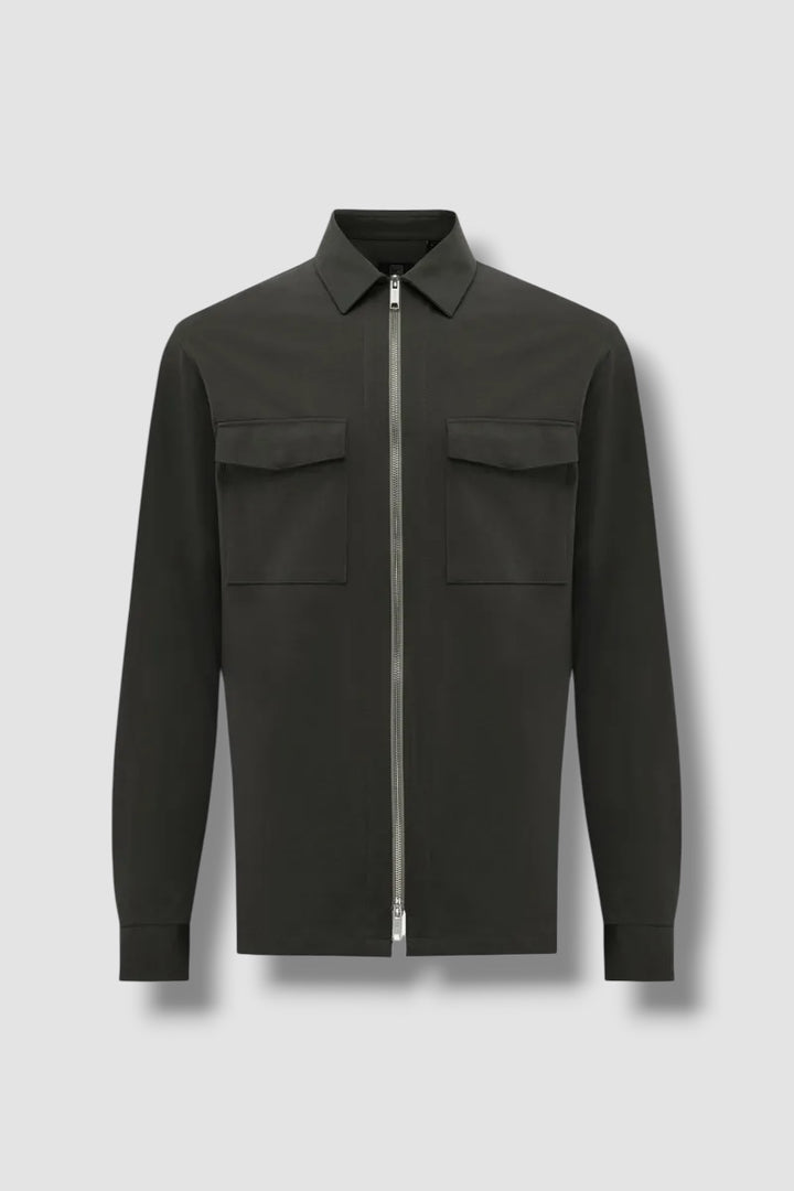 Genti overshirt - donkergroen
