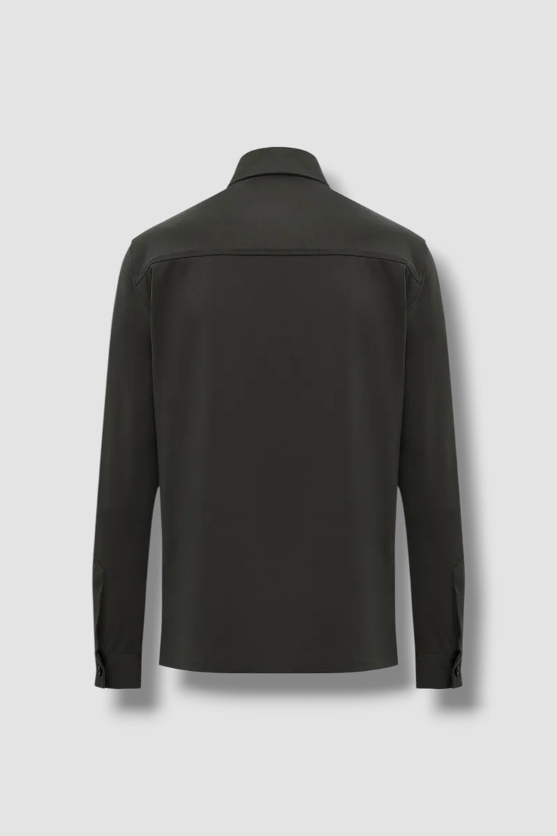 Genti overshirt - donkergroen
