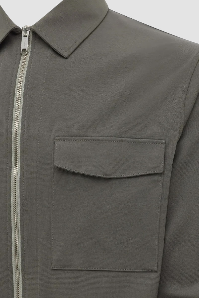 Genti overshirt - donkergroen
