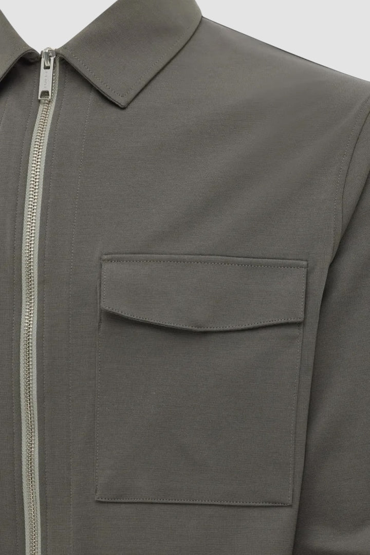 Genti overshirt - donkergroen