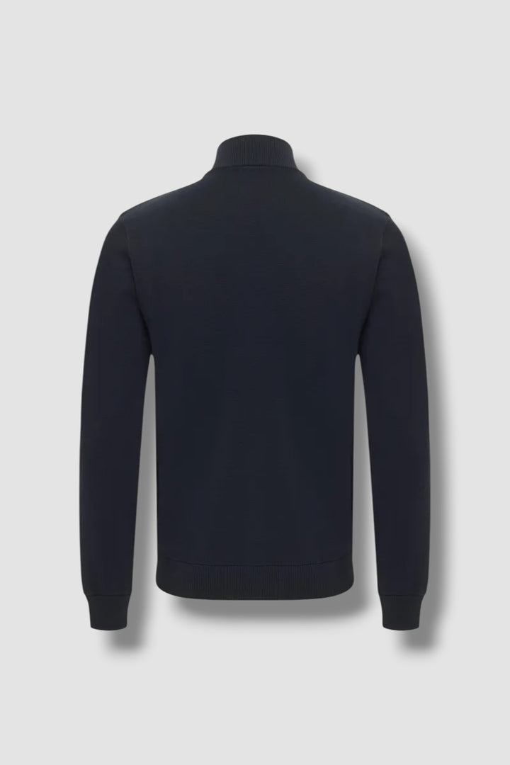 Genti jacket full zip - donkerblauw