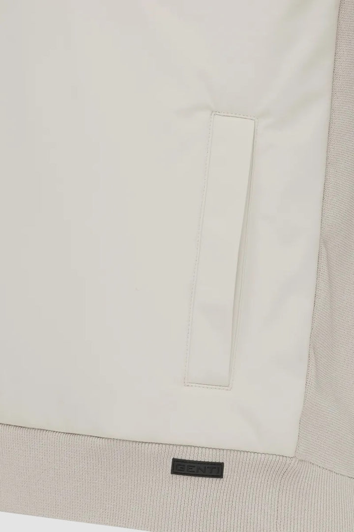 Genti jacket full zip - beige