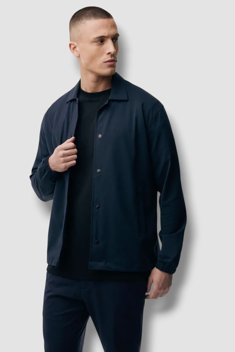 Genti overshirt - donkerblauwe