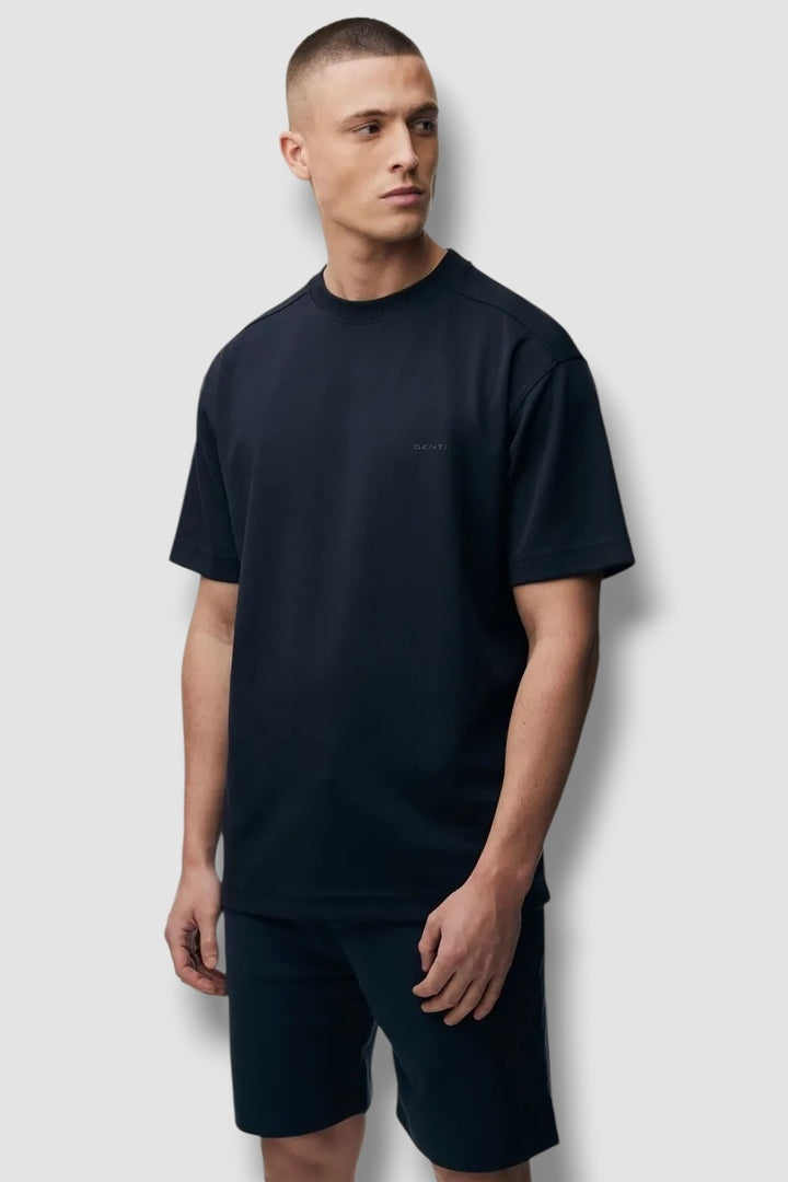 Genti T-Shirt Donkerblauw
