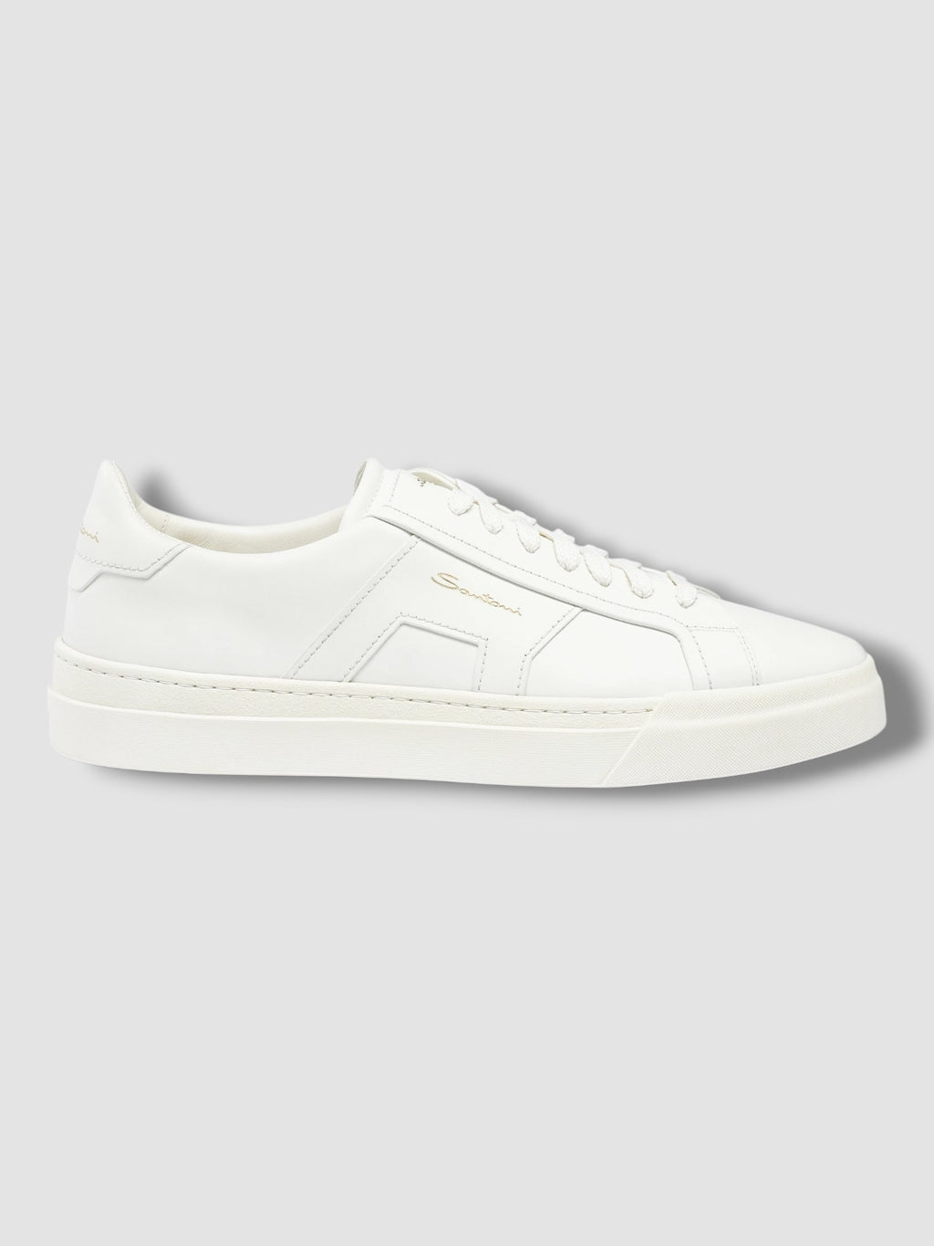 Santoni Leather Sneaker