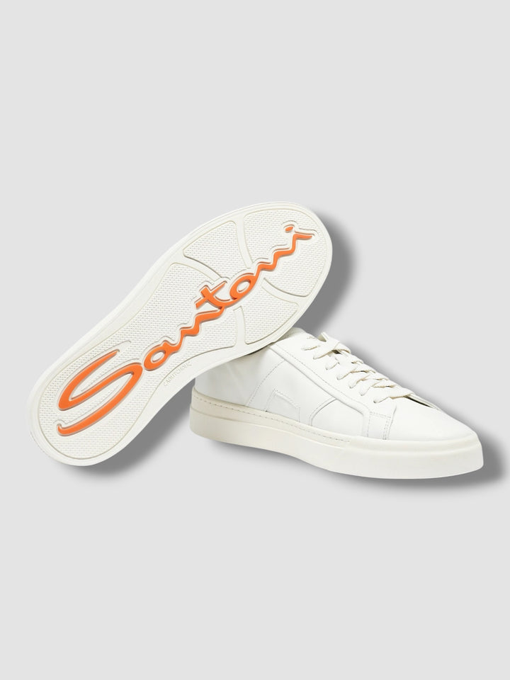 Santoni Leather Sneaker