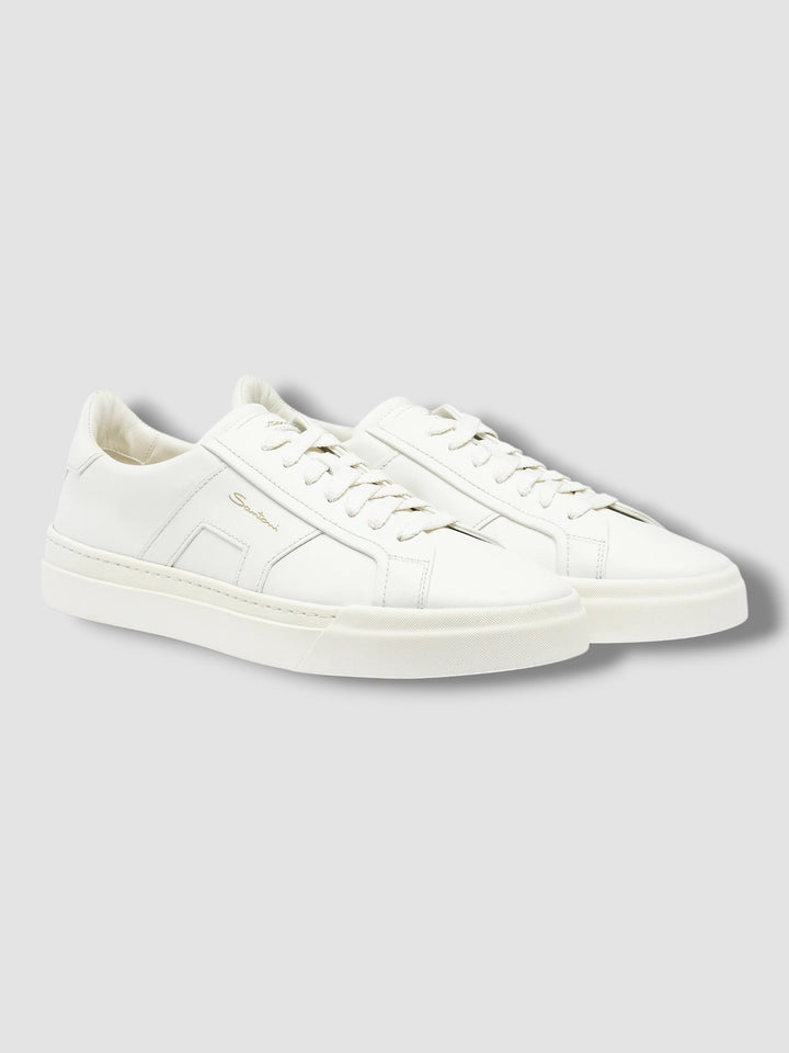 Santoni Leather Sneaker