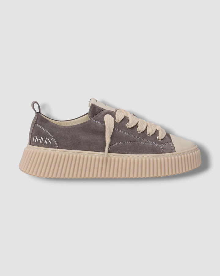 Rhun Sneakers Suede Grijs