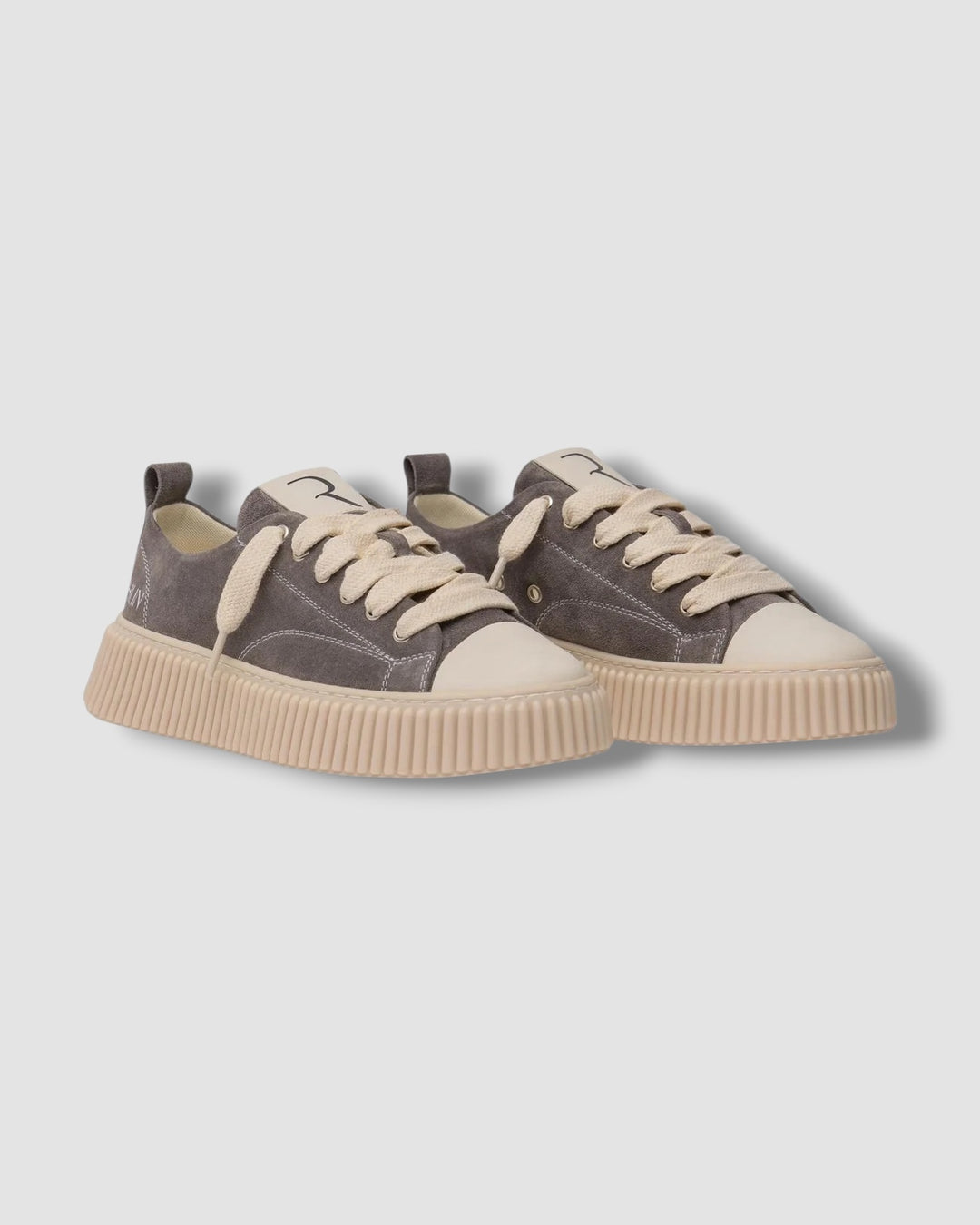 Rhun Sneakers Suede Grijs