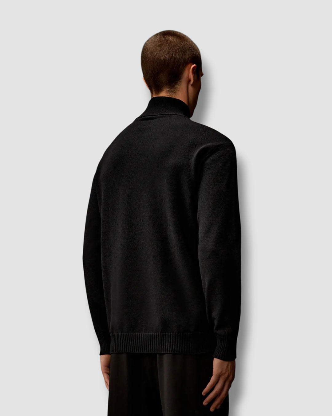 C.P. Company Zip Sweater Zwart