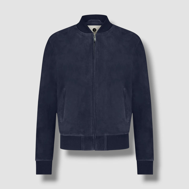 Alter Ego Suede Jacket Donkerblauw