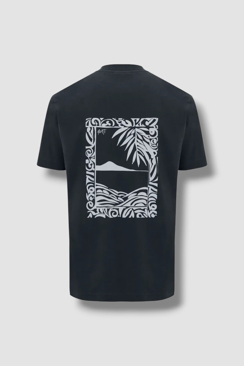 Genti T-Shirt Donkergrijs