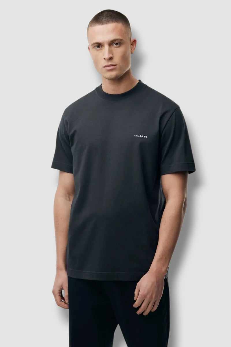 Genti T-Shirt Donkergrijs