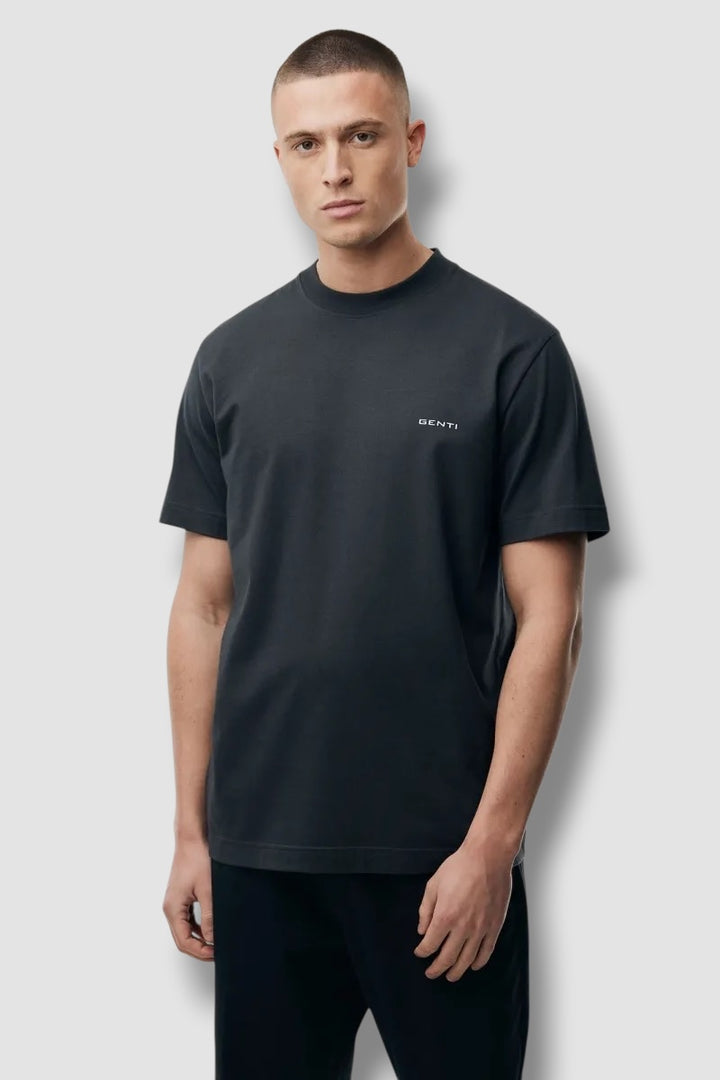 Genti T-Shirt Donkergrijs