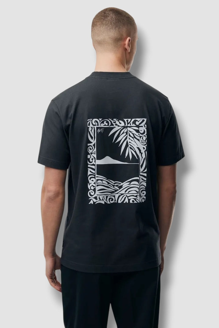 Genti T-Shirt Donkergrijs