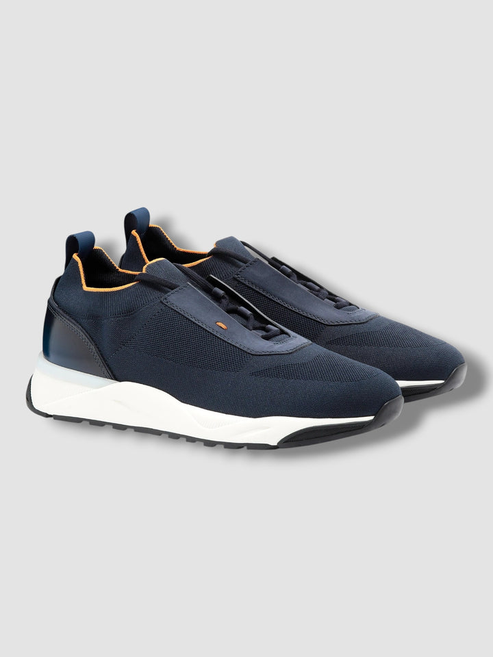 Santoni Sneaker Donkerblauw