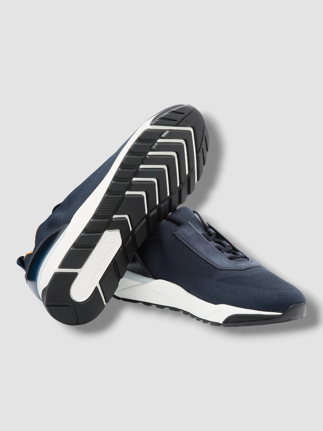 Santoni Sneaker Donkerblauw