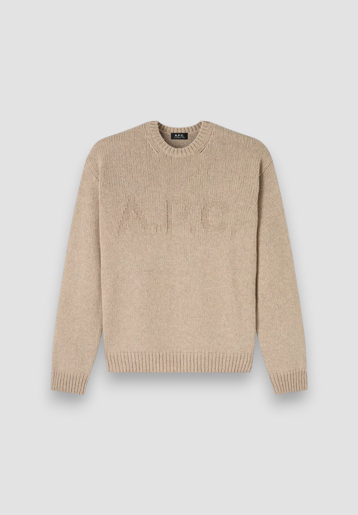 A.P.C. knitsweater taupe