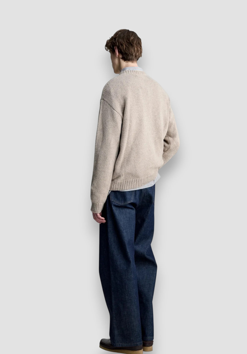 A.P.C. knitsweater taupe